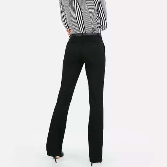 Express Columnist  Barely Boot Pants Black Work - Picture 3 of 8